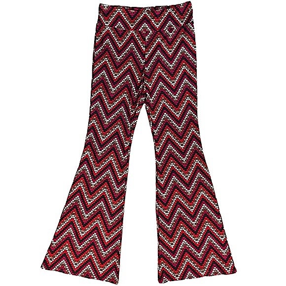 No Boundaries size large chevron “brick” look flare leg leggings/pants NEW - Picture 6 of 16
